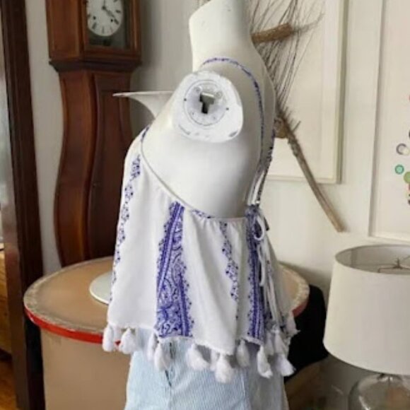 Show Me Your MuMu Lex Tassel Halter Top - Picture 3 of 8